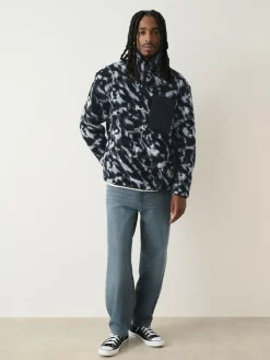 Outlet Next Zip Neck Printed Fleece Camouflage