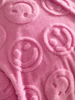 Next Carved Happy Faces Fleece Throw^ Cushions & Throws