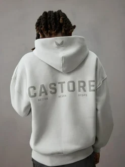 Castore Logo Oversized Heavyweight Cotton Hoodie^BOY Sweatshirts & Hoodies