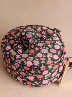 Sale Cath Kidston Bear Clip On Purse Black Folding Star Ditsy