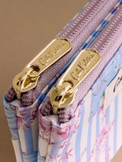 Best Cath Kidston Blue Double Zipped Purse