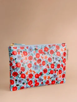 Online Cath Kidston Blue Folding Star Ditsy Zip-Up Purse