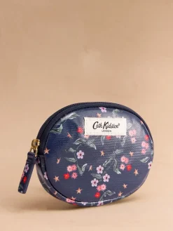 Discount Cath Kidston Navy Star Sprig Round Pocket Purse