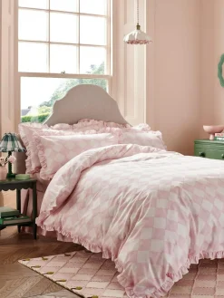 Cath Kidston 100% Cotton Duvet Cover and Pillowcase Set^ Branded Bedlinen