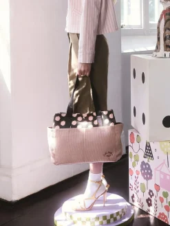 Hot Cath Kidston Posey Spot Boxy Cord Tote Bag