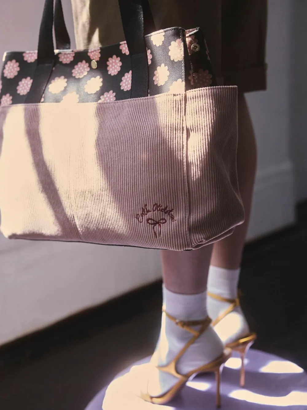 Hot Cath Kidston Posey Spot Boxy Cord Tote Bag