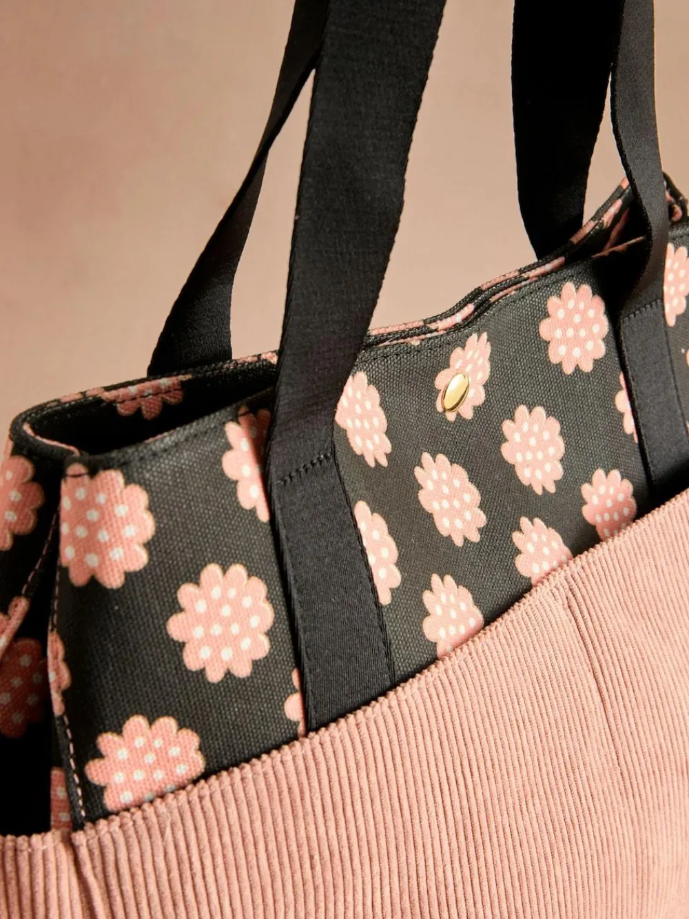 Hot Cath Kidston Posey Spot Boxy Cord Tote Bag