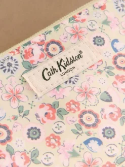 Cath Kidston Yellow Ditsy Double Zipped Purse^Women Purses