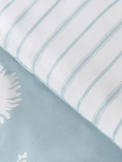 Catherine Lansfield Blue Meadowsweet Floral Reversible Duvet Cover Set^ Branded Bedlinen