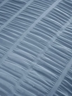 Catherine Lansfield Seersucker Easy Care Duvet Cover Set^ Branded Bedlinen