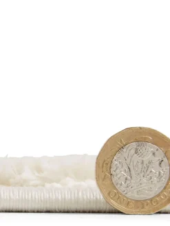 Catherine Lansfield Cream Cosy Diamond Washable Rug^ Rugs & Runners