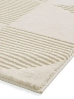 Online Catherine Lansfield Cream Retro Circles Washable Rug
