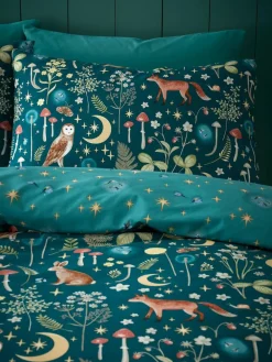 Catherine Lansfield Enchanted Twilight Animals Duvet Cover and Pillowcase Set^ Branded Bedlinen|Bedsets & Duvet Covers