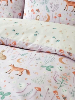 Catherine Lansfield Enchanted Twilight Animals Duvet Cover and Pillowcase Set^ Branded Bedlinen