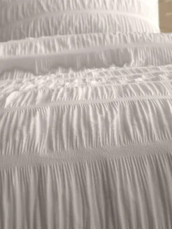 Online Catherine Lansfield Seersucker Easy Care Duvet Cover Set Natural