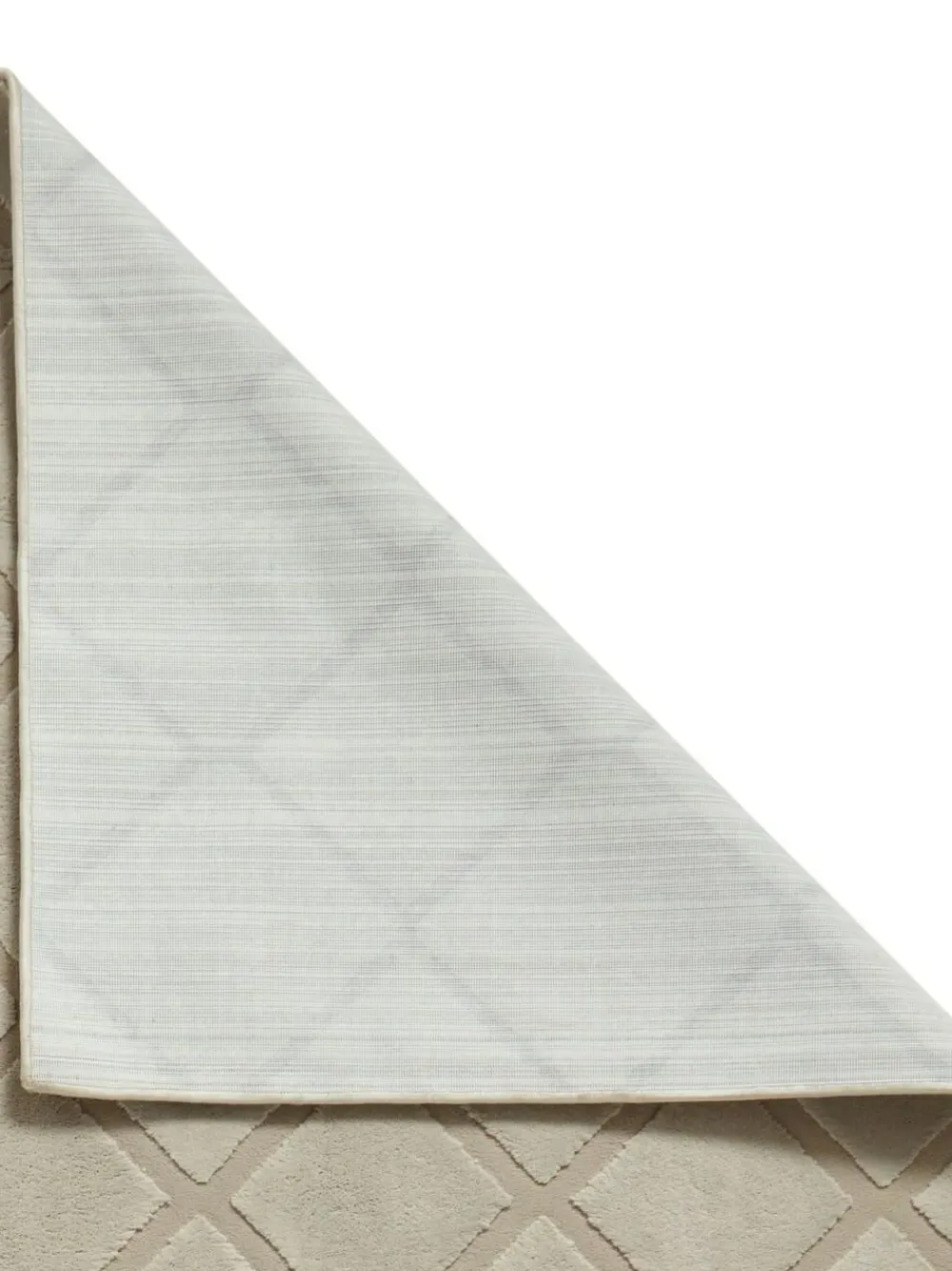 Outlet Catherine Lansfield Natural Cosy Diamond Washable Rug