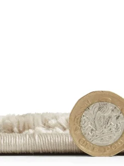 Outlet Catherine Lansfield Natural Cosy Diamond Washable Rug