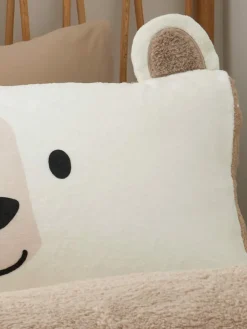 Catherine Lansfield Natural Cosy Bear So Soft Duvet Cover Set^ Branded Bedlinen