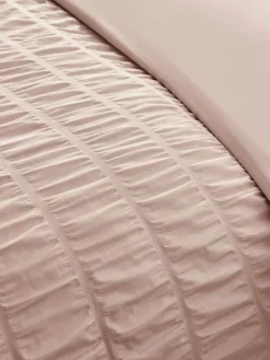 Catherine Lansfield Seersucker Frill Duvet Cover Set^ Bedsets & Duvet Covers|Branded Bedlinen