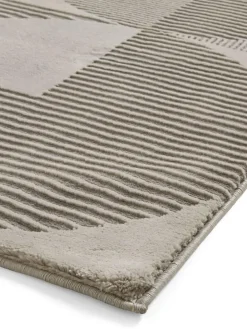 Catherine Lansfield Silver Retro Circles Washable Rug^ Rugs & Runners