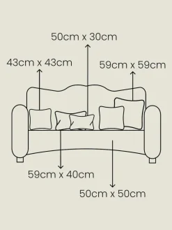 Catherine Lansfield Meadowsweet Cushion^ Cushions & Throws