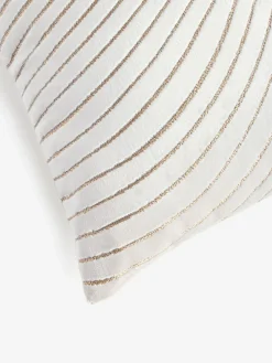 New Next Champagne Gold Collection Luxe 40 x 59cm Velvet Curve Cushion