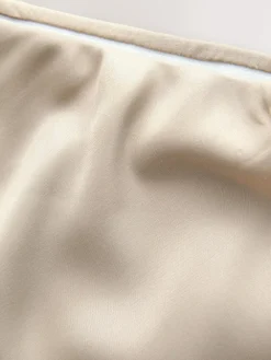New Next Champagne Gold Satin Midi Skirt