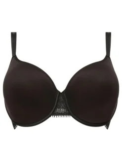 New Chantelle Comfort Day to Night Underwired Memory Foam T-Shirt Bra Black