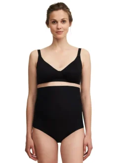 New Chantelle Maternity Pure Smooth High Waisted Bump Knickers Black