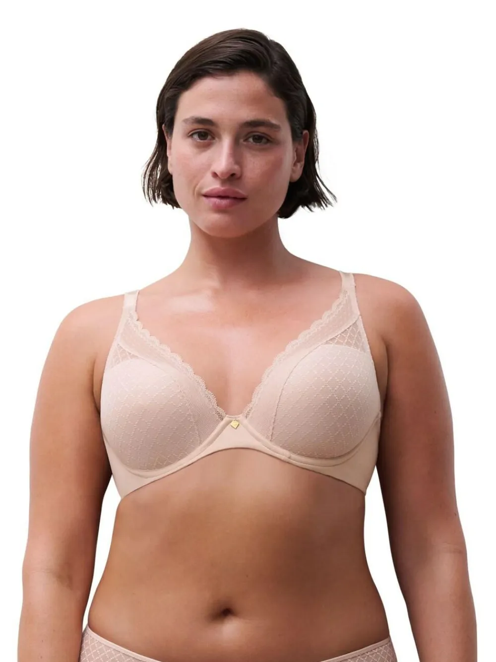 Chantelle Norah Chic Soft Feel Plunge Underwired T-Shirt Bra^Women Dd+ Range