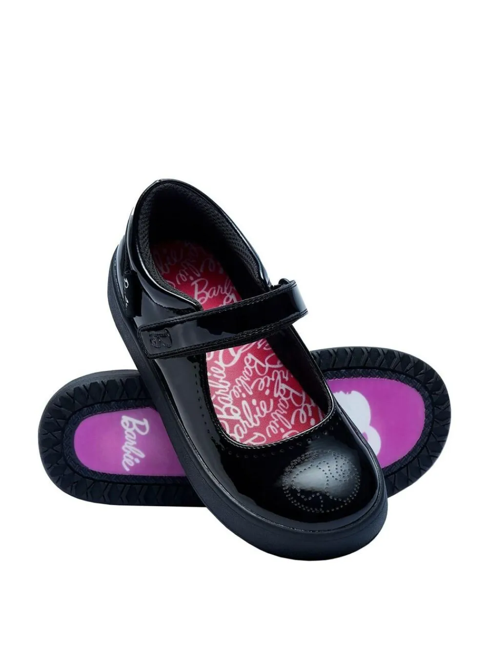 Sale Character Black Barbie School Shoes