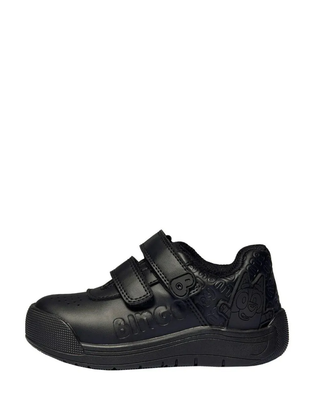Online Character Black Bluey And Bingo School Shoes