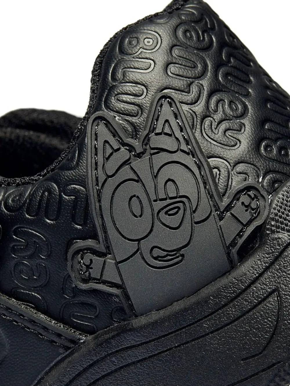 Online Character Black Bluey And Bingo School Shoes