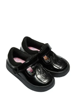 Clearance Character Black Bluey And Bingo School Shoes