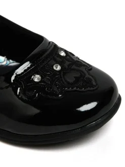Discount Character Black Disney Princess School Shoes