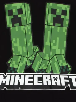 Online Character Black Minecraft Bomber Jacket