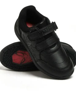 Character Black Spider-Man Boys School Shoes^BOY Shoes|School Shoes