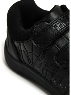 Character Black Spider-Man Boys School Shoes^BOY Shoes|School Shoes