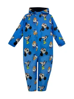 Outlet Character Blue Mickey Mouse Puddlesuit