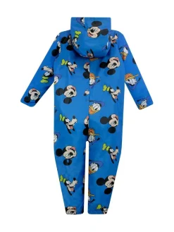 Outlet Character Blue Mickey Mouse Puddlesuit
