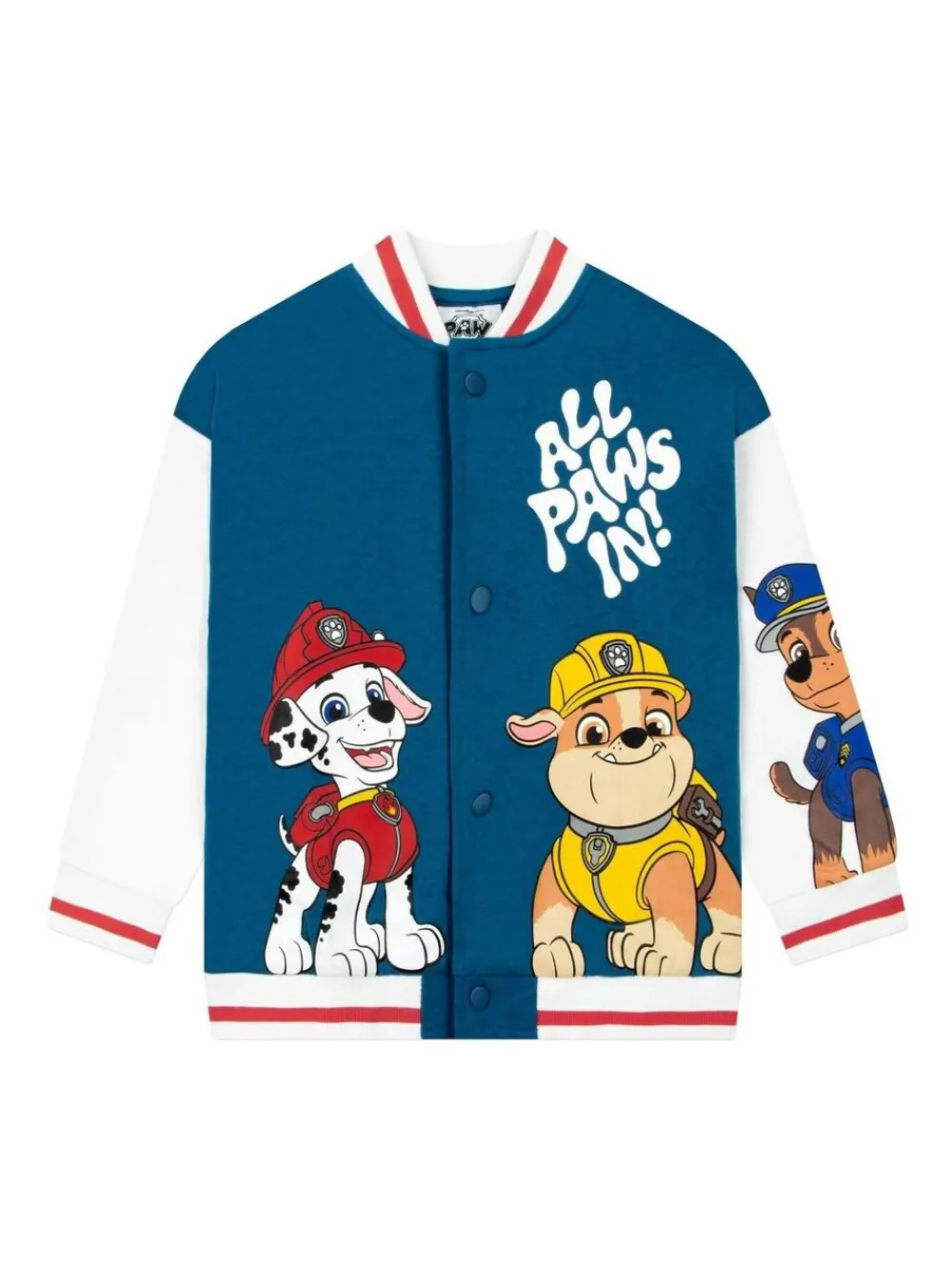 Character Blue PAW Patrol Chase Marshall And Rubble Bomber Jacket