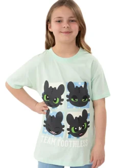 Character Green How To Train Your Dragon Toothless T-Shirt^ T-Shirts