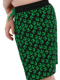Character Green Minecraft Swim Shorts^BOY Swimwear