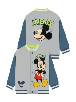 Character Grey Disney Mickey Mouse Bomber Jacket^BOY Coats, Jackets & Pramsuits|Coats, Jackets & Pramsuits