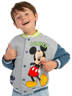 Character Grey Disney Mickey Mouse Bomber Jacket^BOY Coats, Jackets & Pramsuits|Coats, Jackets & Pramsuits