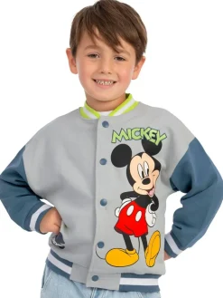 Character Grey Disney Mickey Mouse Bomber Jacket^BOY Coats, Jackets & Pramsuits|Coats, Jackets & Pramsuits