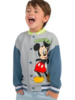 Character Grey Disney Mickey Mouse Bomber Jacket^BOY Coats, Jackets & Pramsuits|Coats, Jackets & Pramsuits