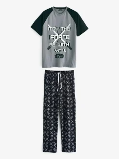 Outlet Character Grey Star Wars 100% Cotton Pyjamas