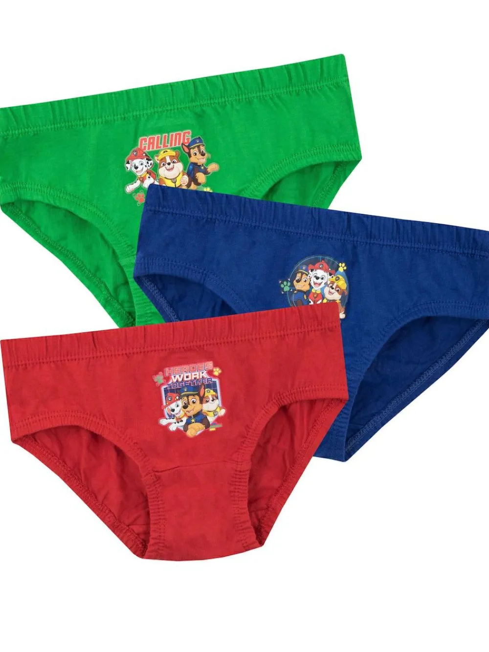 Character Multi Paw Patrol 100% Cotton Briefs 3 Pack^BOY Underwear