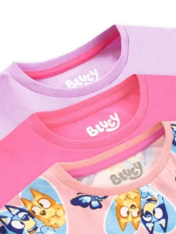 Character Pink Girls 100% Cotton T-Shirts 3 Pack^ T-Shirts